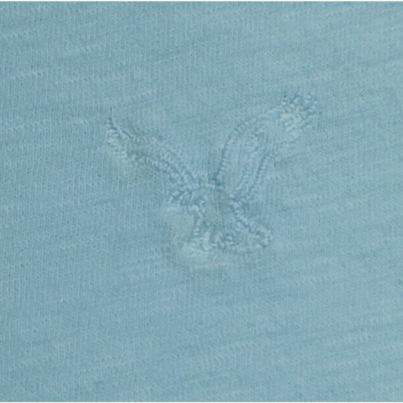 American Eagle Legend Shirt Womens S/P Crew Neck Blue Short Sleeve - Picture 4 of 4